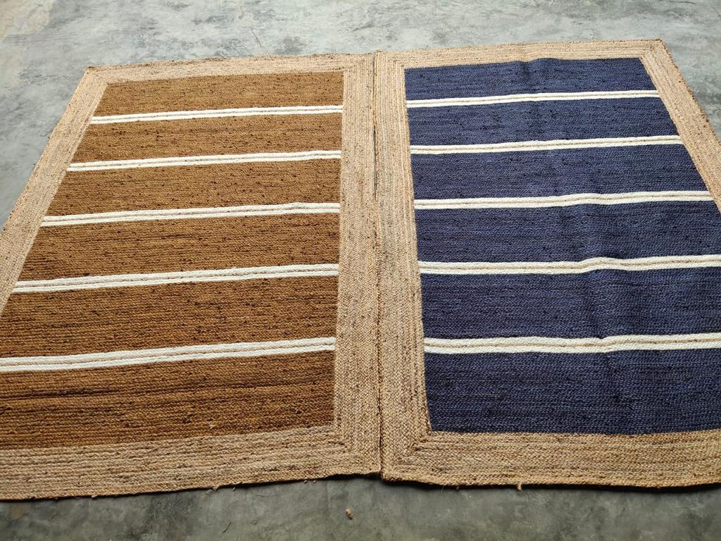 Jute rug sample