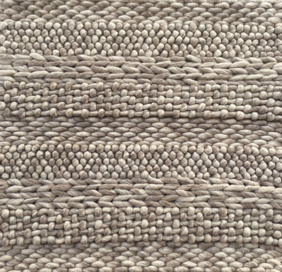 Hand woven rug sample
