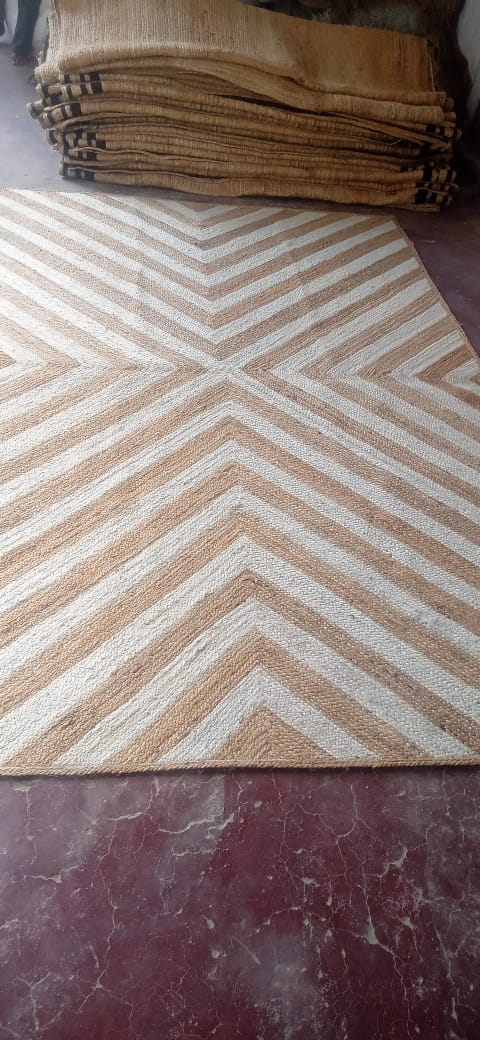 Jute rug sample