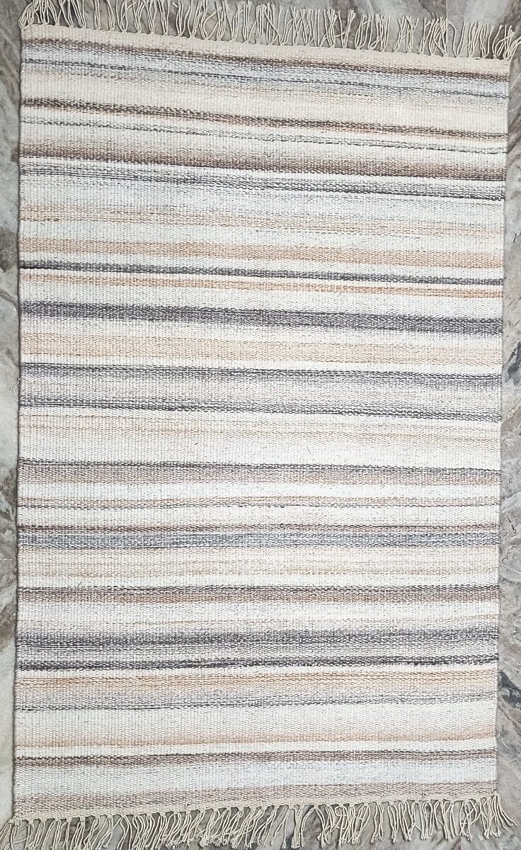 Flat weave rug sample