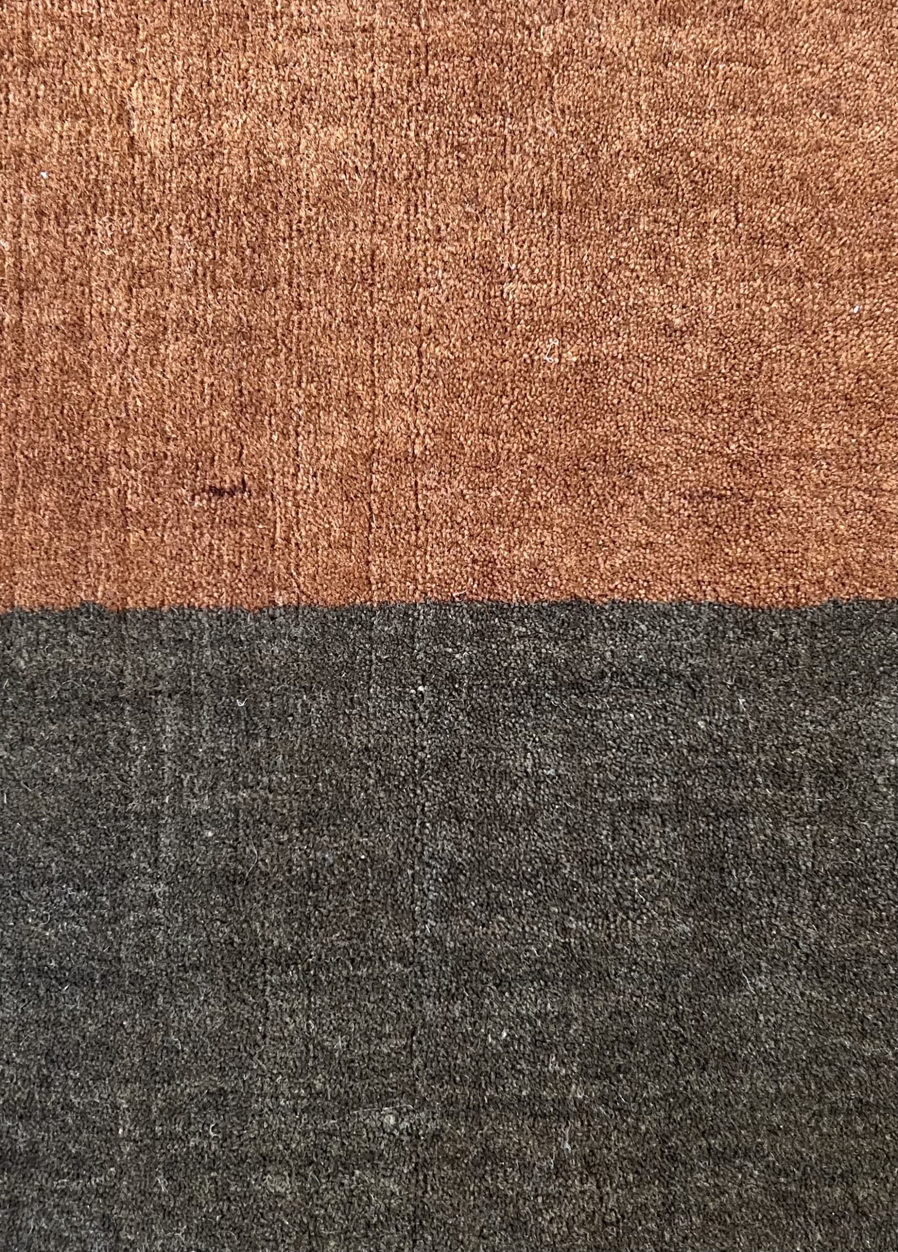 Hand-woven rug sample